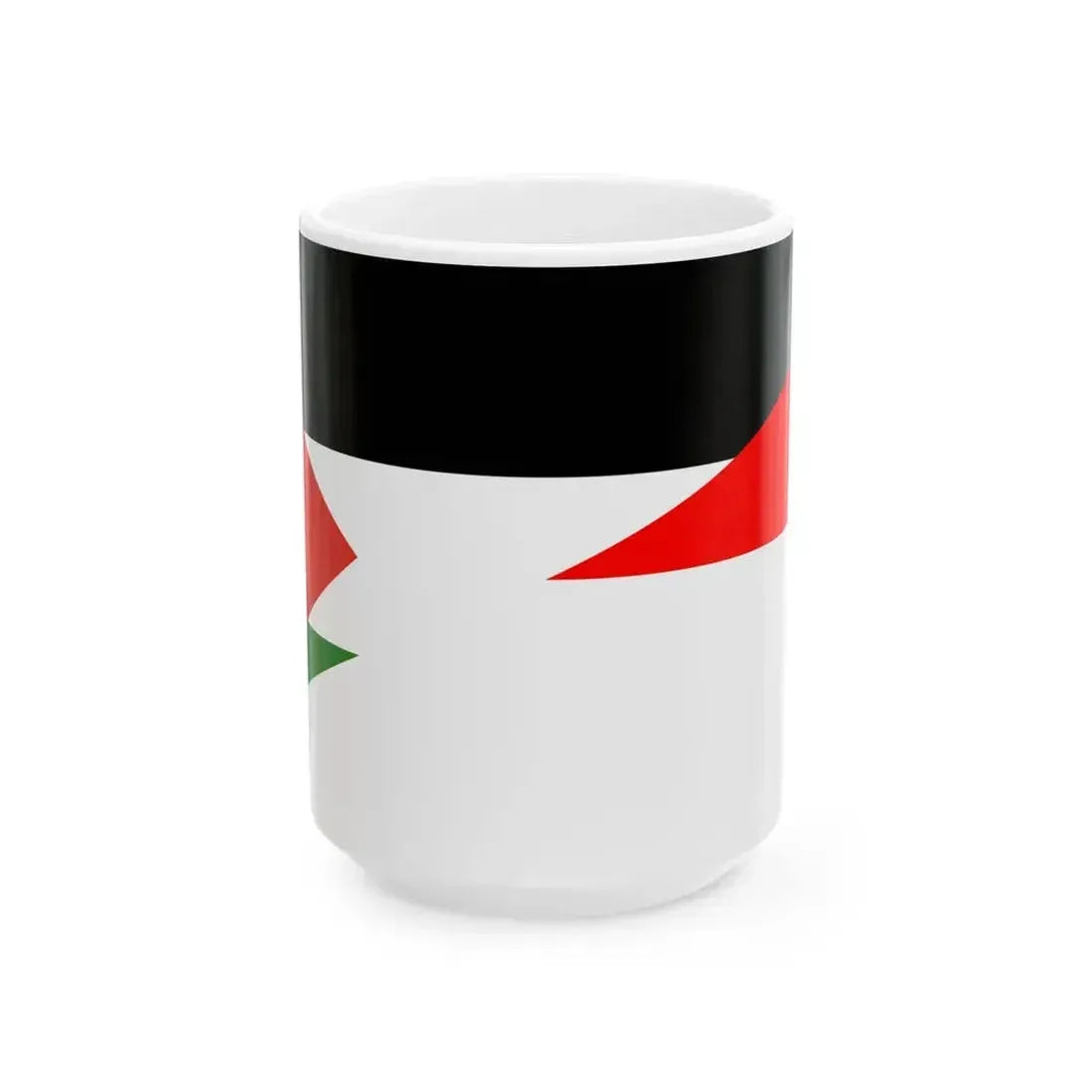 Flag of Indonesia and Palestine (Indonesia) White Coffee Mug 15oz - Go Mug Yourself