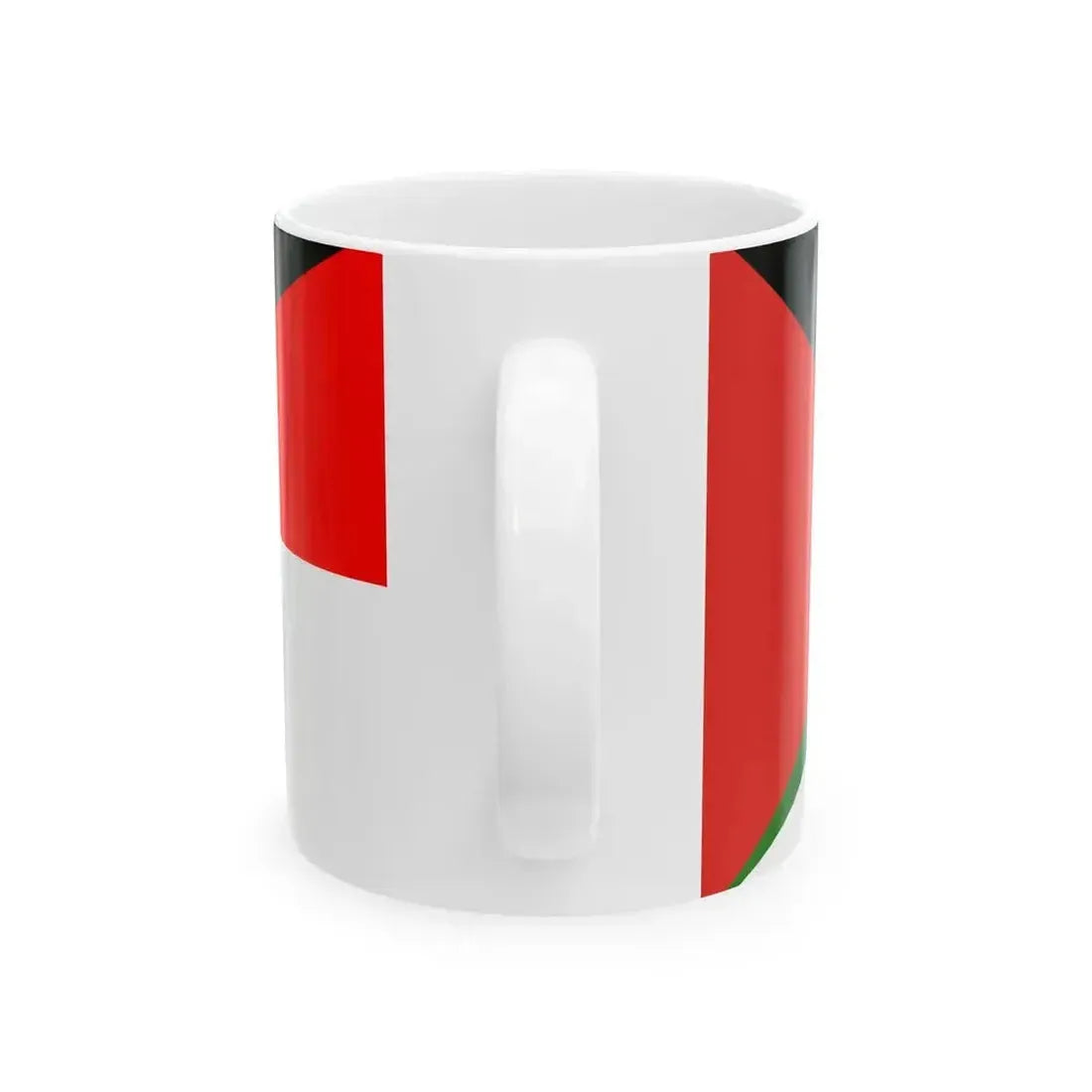 Flag of Indonesia and Palestine (Indonesia) White Coffee Mug - Go Mug Yourself