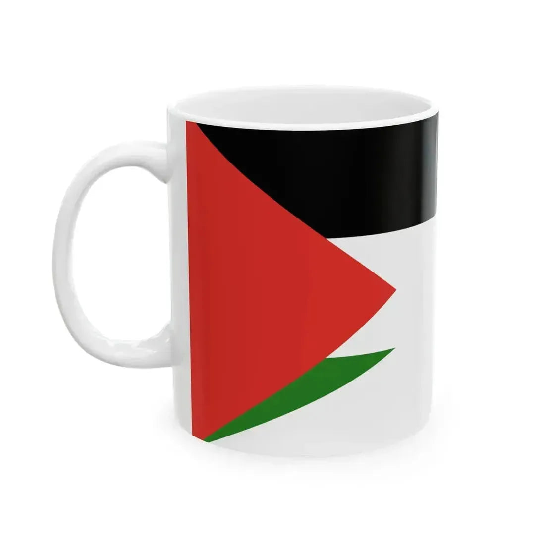 Flag of Indonesia and Palestine (Indonesia) White Coffee Mug - Go Mug Yourself