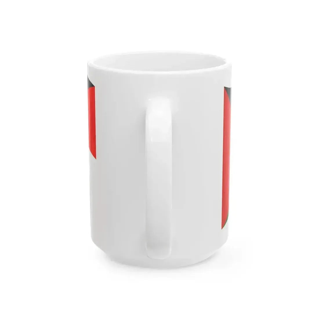 Flag of Indonesia and Palestine with waves (Indonesia) White Coffee Mug - Go Mug Yourself