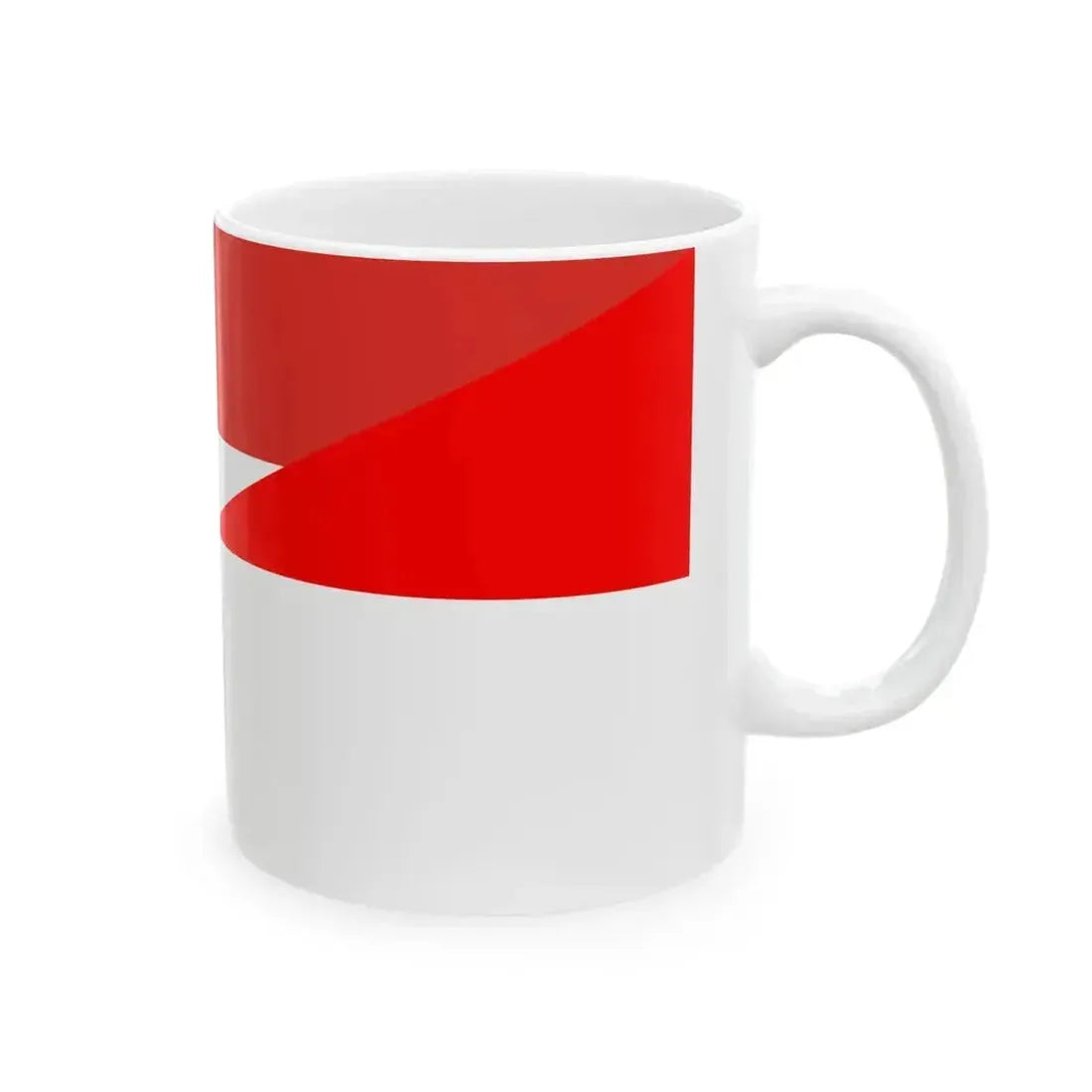 Flag of Indonesia and Sudan (Indonesia) White Coffee Mug - Go Mug Yourself