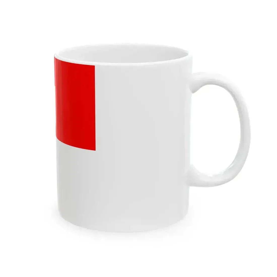 Flag of Indonesia and Switzerland (Indonesia) White Coffee Mug - Go Mug Yourself