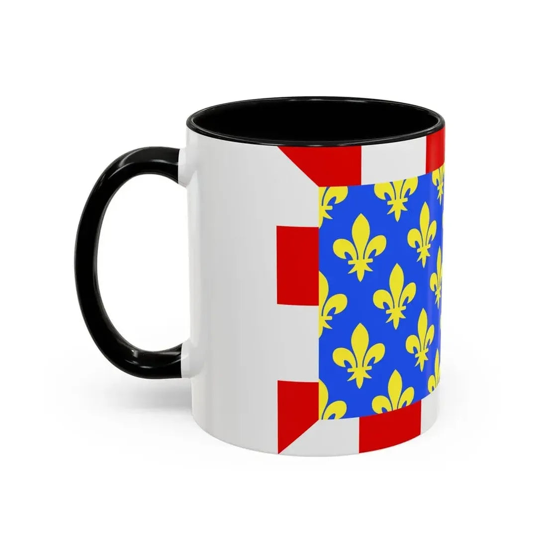 Flag of Indre et Loire France - Accent Coffee Mug - Go Mug Yourself