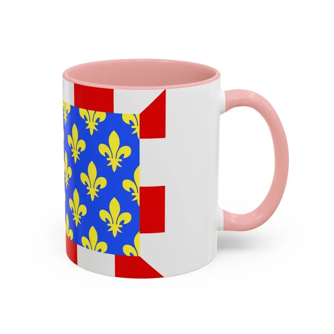 Flag of Indre et Loire France - Accent Coffee Mug - Go Mug Yourself