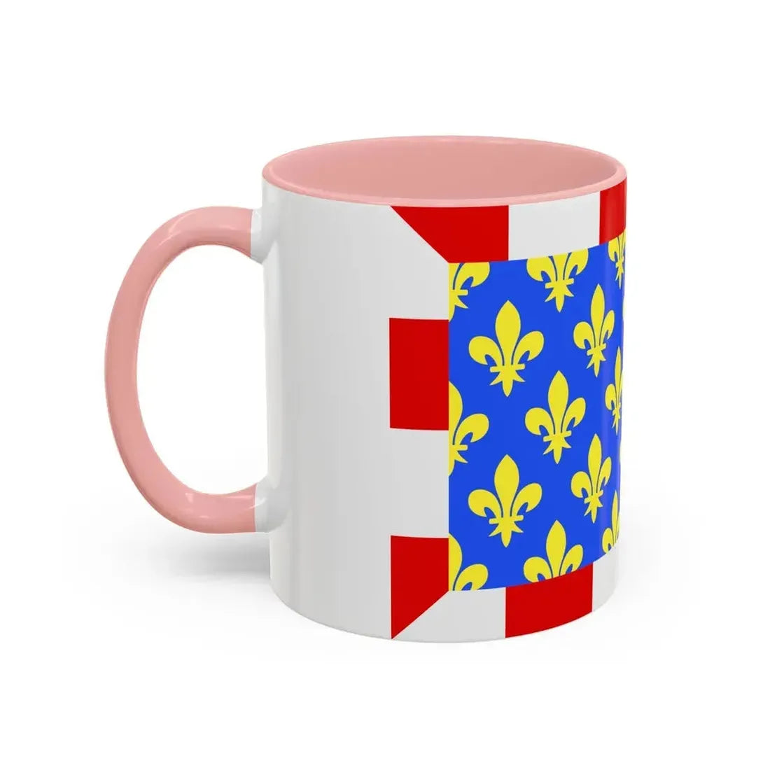Flag of Indre et Loire France - Accent Coffee Mug - Go Mug Yourself