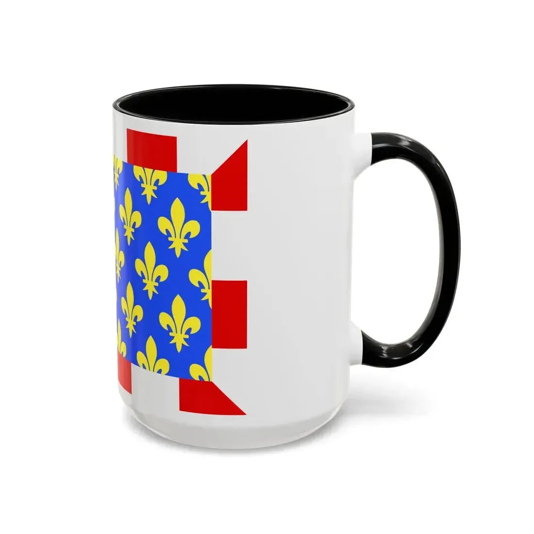 Flag of Indre et Loire France - Accent Coffee Mug - Go Mug Yourself