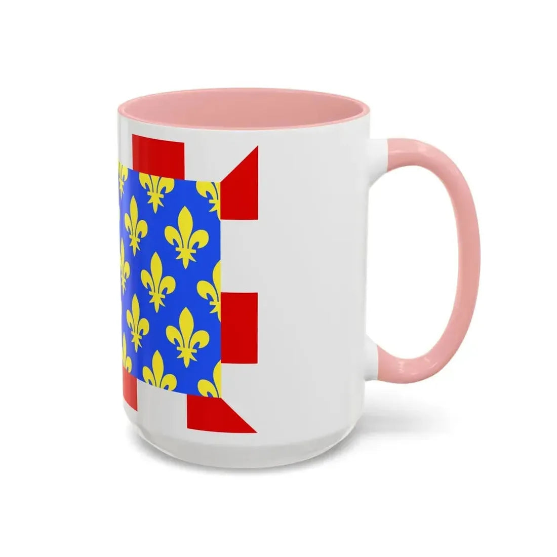 Flag of Indre et Loire France - Accent Coffee Mug - Go Mug Yourself