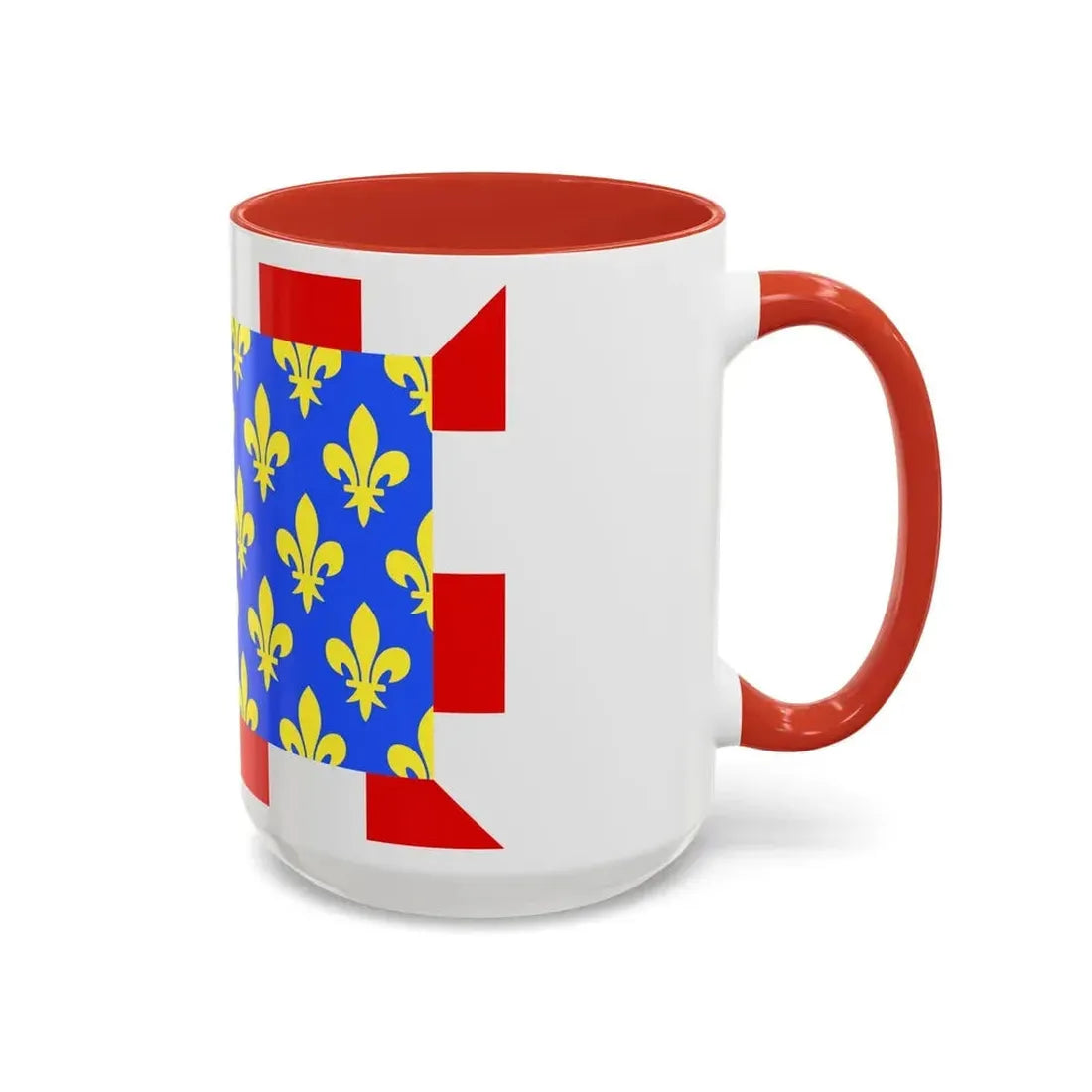 Flag of Indre et Loire France - Accent Coffee Mug - Go Mug Yourself