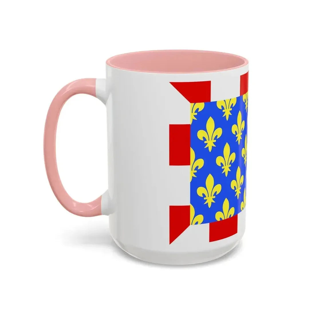 Flag of Indre et Loire France - Accent Coffee Mug - Go Mug Yourself