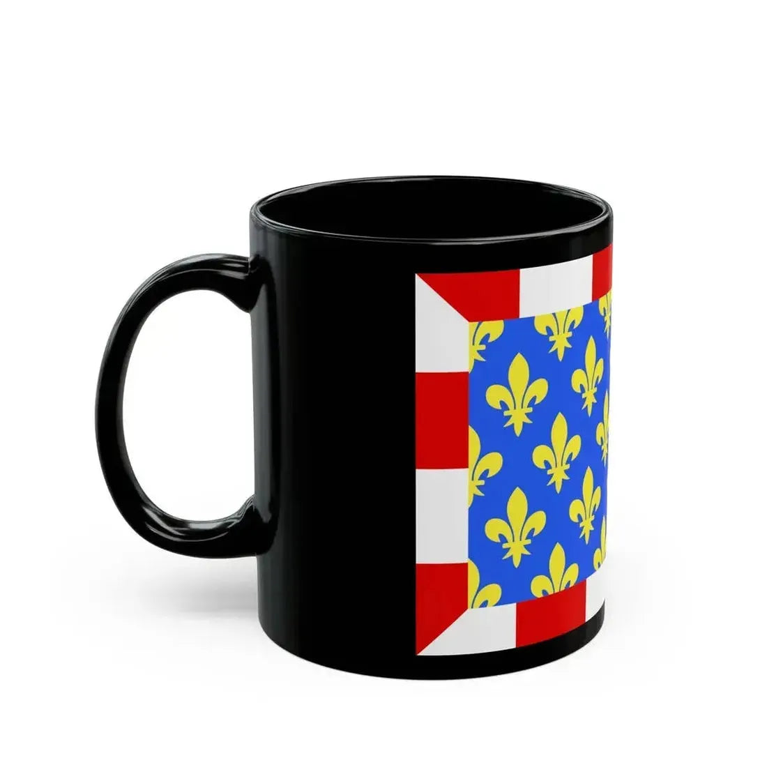 Flag of Indre et Loire France - Black Coffee Mug - Go Mug Yourself