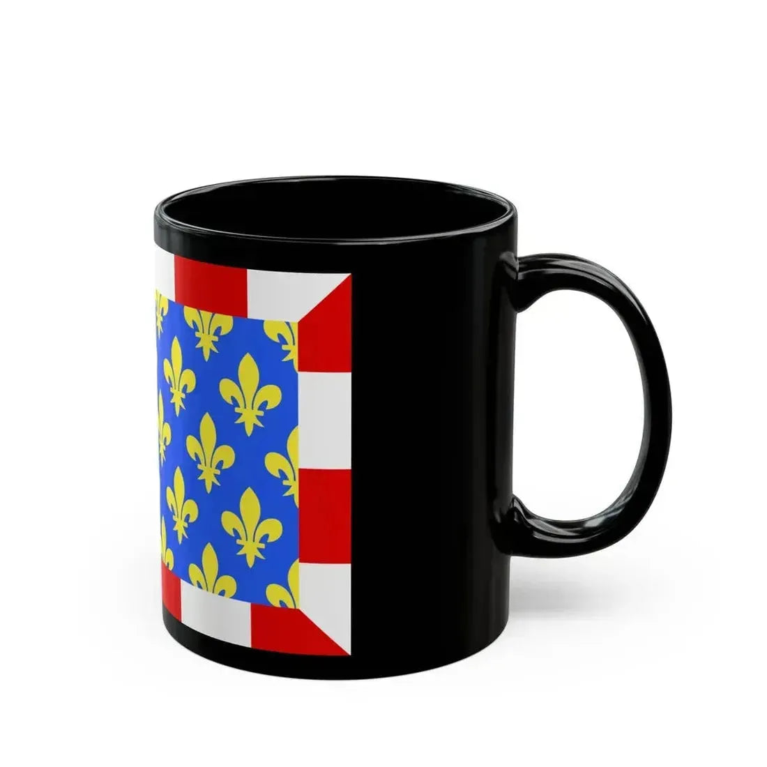 Flag of Indre et Loire France - Black Coffee Mug - Go Mug Yourself