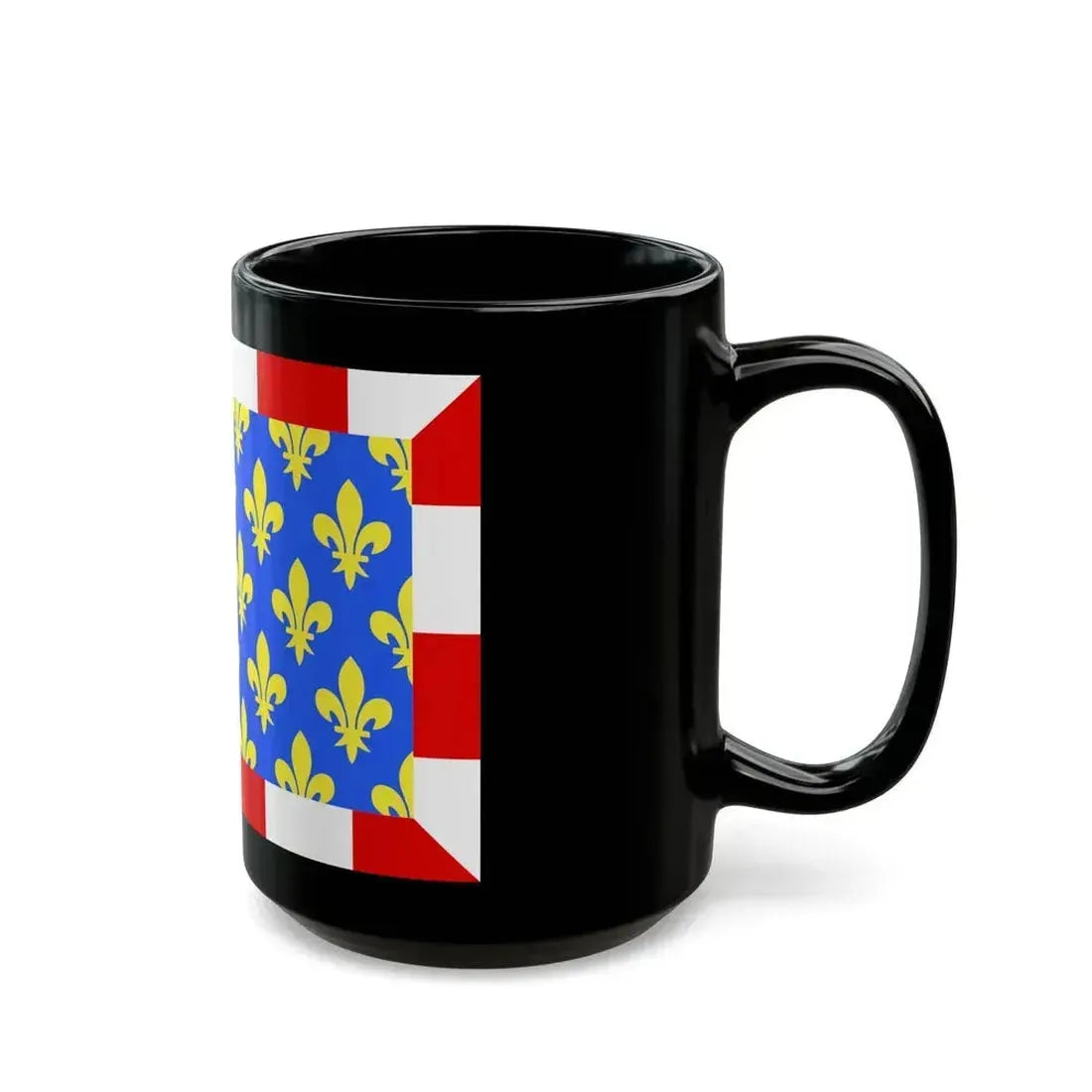 Flag of Indre et Loire France - Black Coffee Mug - Go Mug Yourself