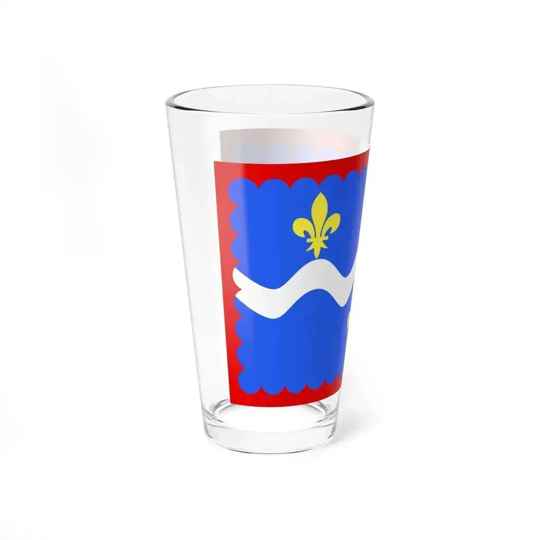 Flag of Indre France - Pint Glass 16oz - Go Mug Yourself