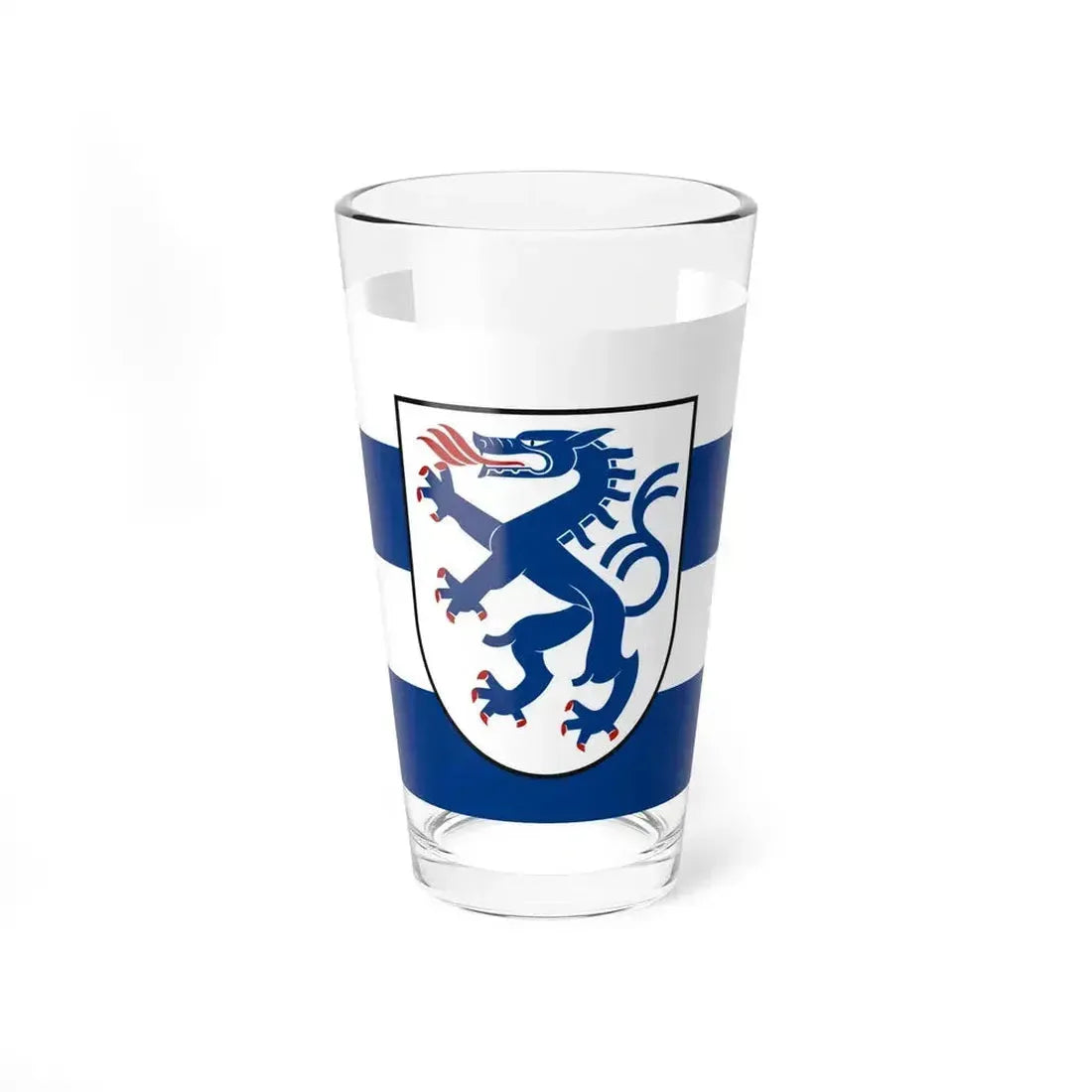 Flag of Ingolstadt Germany - Pint Glass 16oz 16oz - Go Mug Yourself