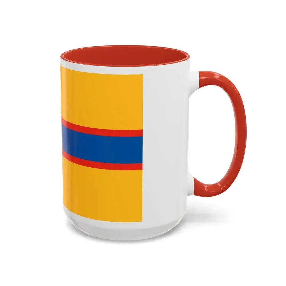 Flag of Ingrian Finns Estonia - Accent Coffee Mug - Go Mug Yourself
