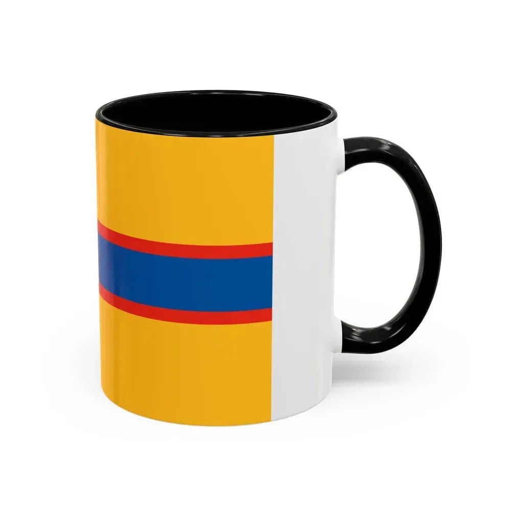Flag of Ingrian Finns Estonia - Accent Coffee Mug - Go Mug Yourself