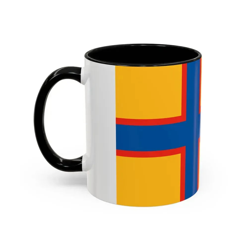 Flag of Ingrian Finns Estonia - Accent Coffee Mug - Go Mug Yourself