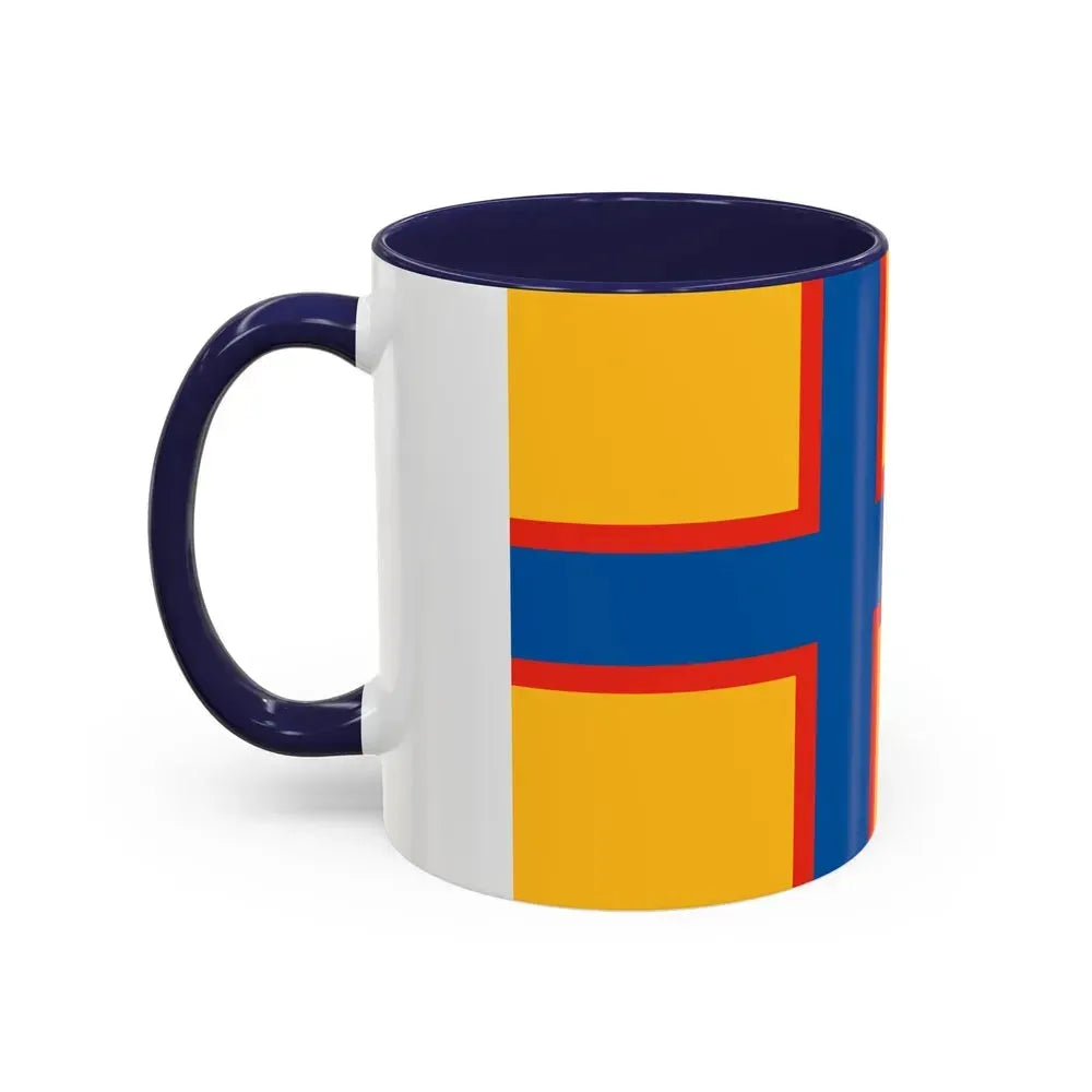 Flag of Ingrian Finns Estonia - Accent Coffee Mug - Go Mug Yourself