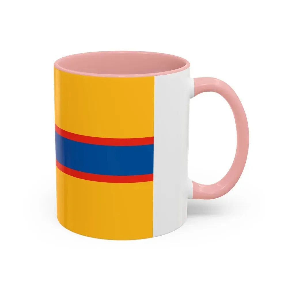 Flag of Ingrian Finns Estonia - Accent Coffee Mug - Go Mug Yourself