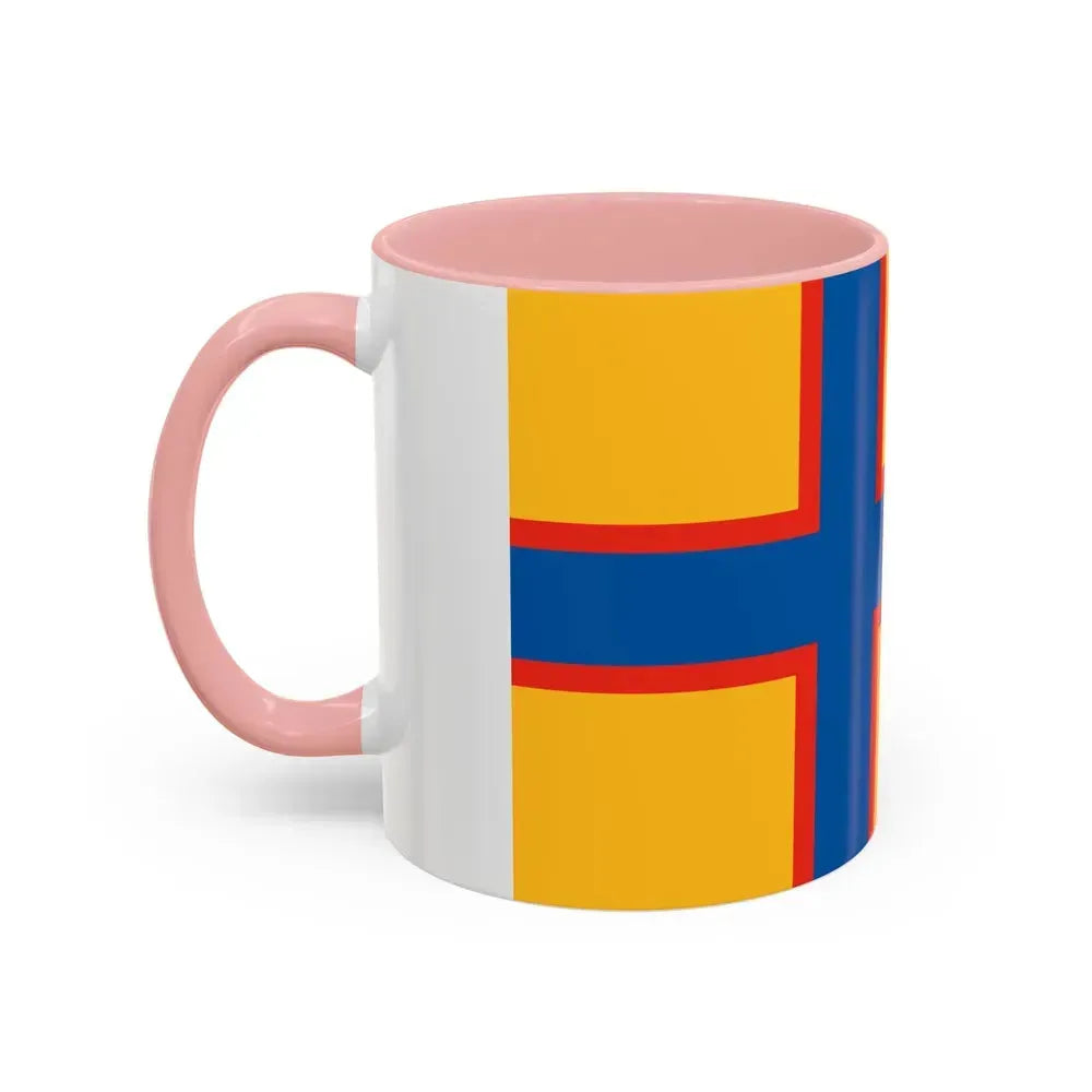 Flag of Ingrian Finns Estonia - Accent Coffee Mug - Go Mug Yourself