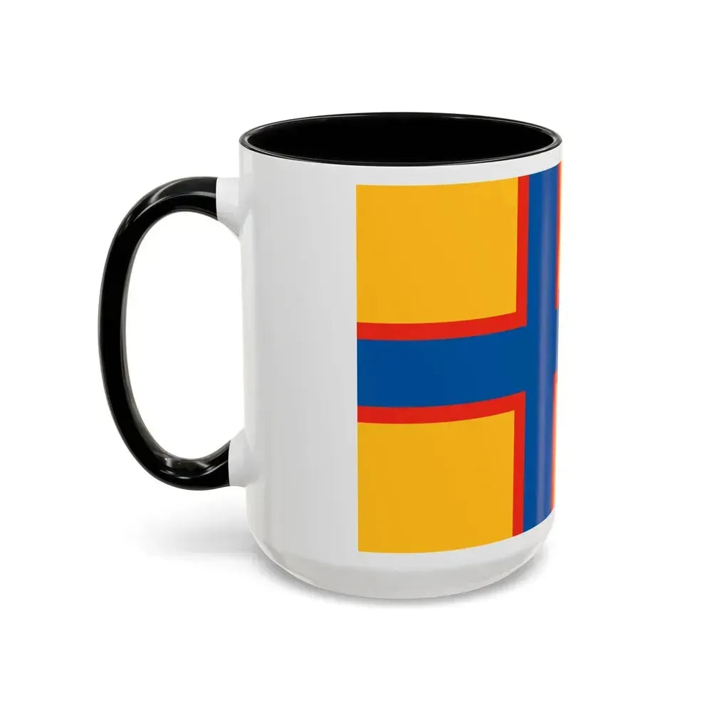Flag of Ingrian Finns Estonia - Accent Coffee Mug - Go Mug Yourself