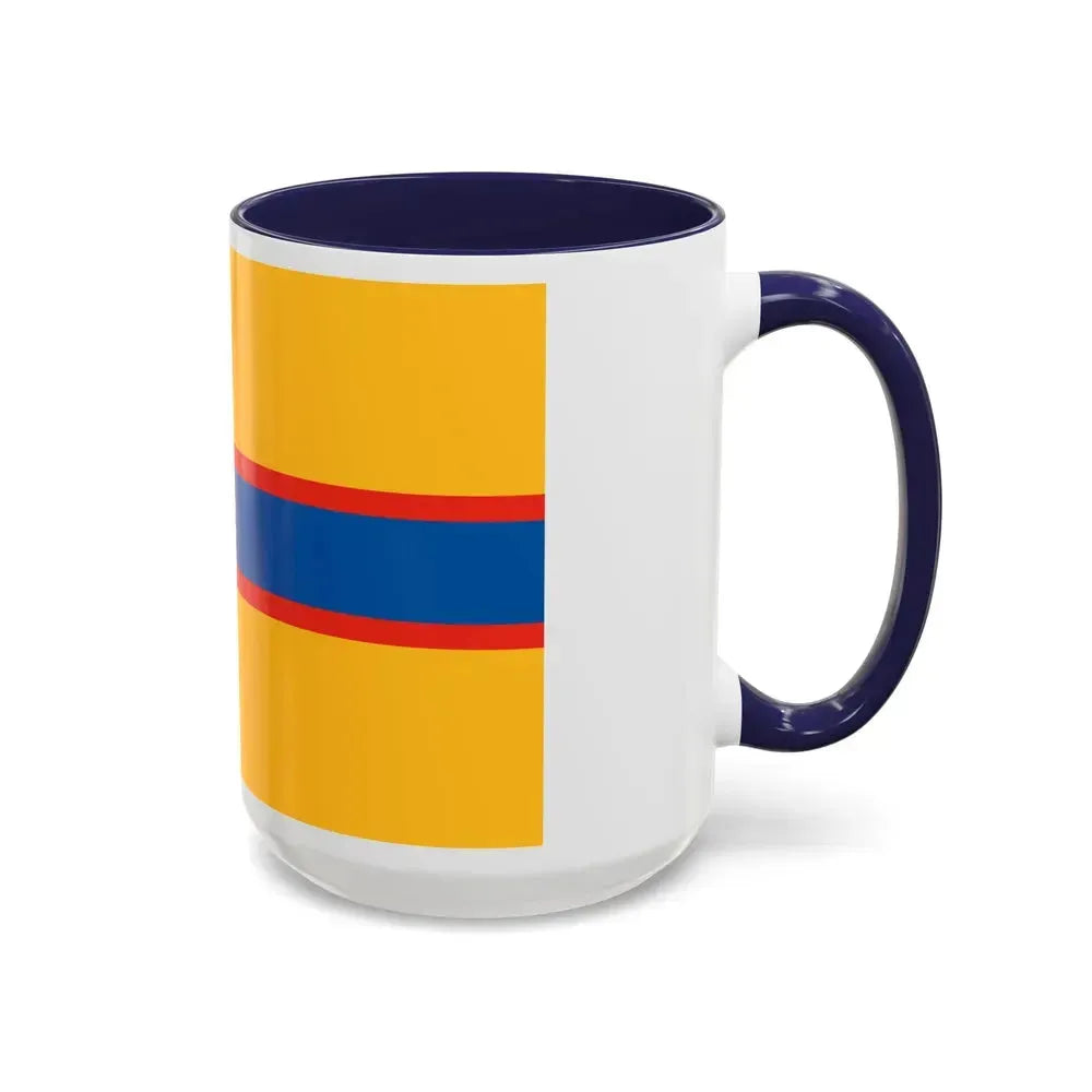Flag of Ingrian Finns Estonia - Accent Coffee Mug - Go Mug Yourself
