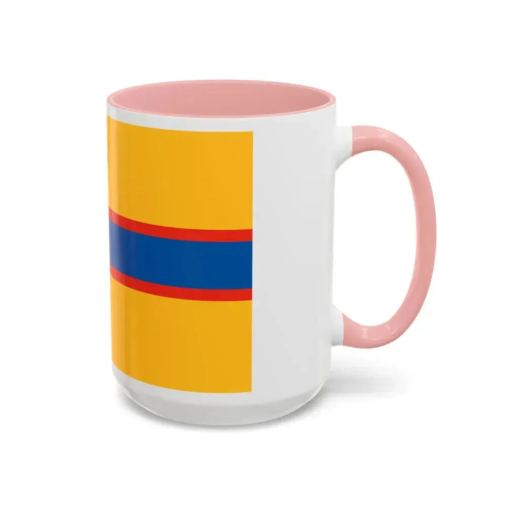 Flag of Ingrian Finns Estonia - Accent Coffee Mug - Go Mug Yourself