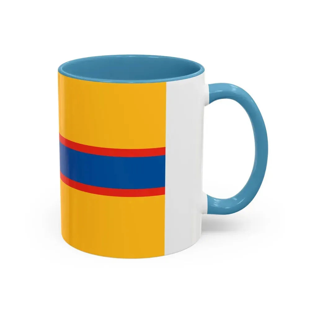 Flag of Ingrian Finns Estonia - Accent Coffee Mug - Go Mug Yourself