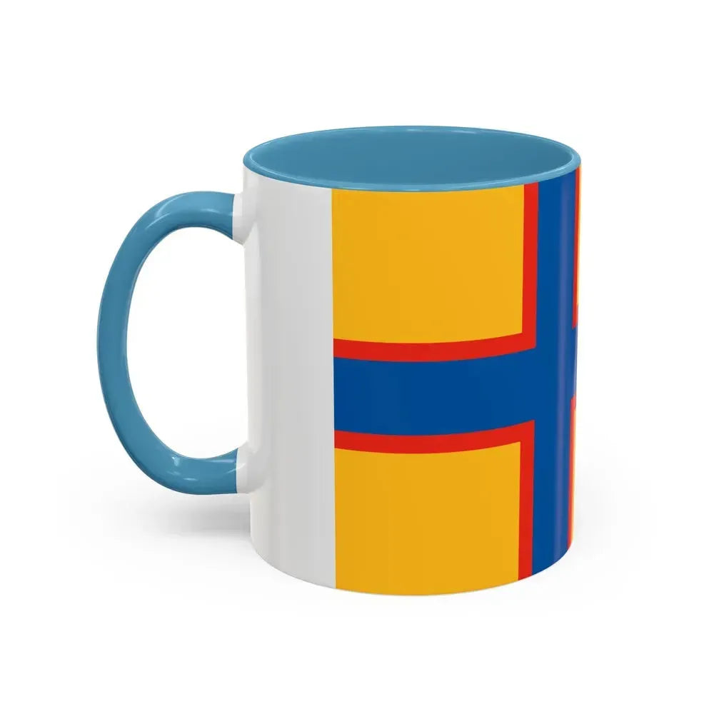 Flag of Ingrian Finns Estonia - Accent Coffee Mug - Go Mug Yourself