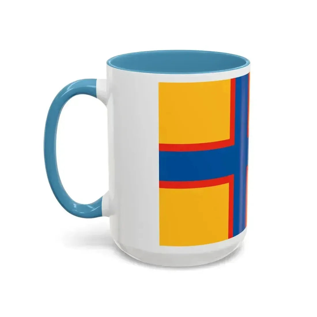 Flag of Ingrian Finns Estonia - Accent Coffee Mug - Go Mug Yourself