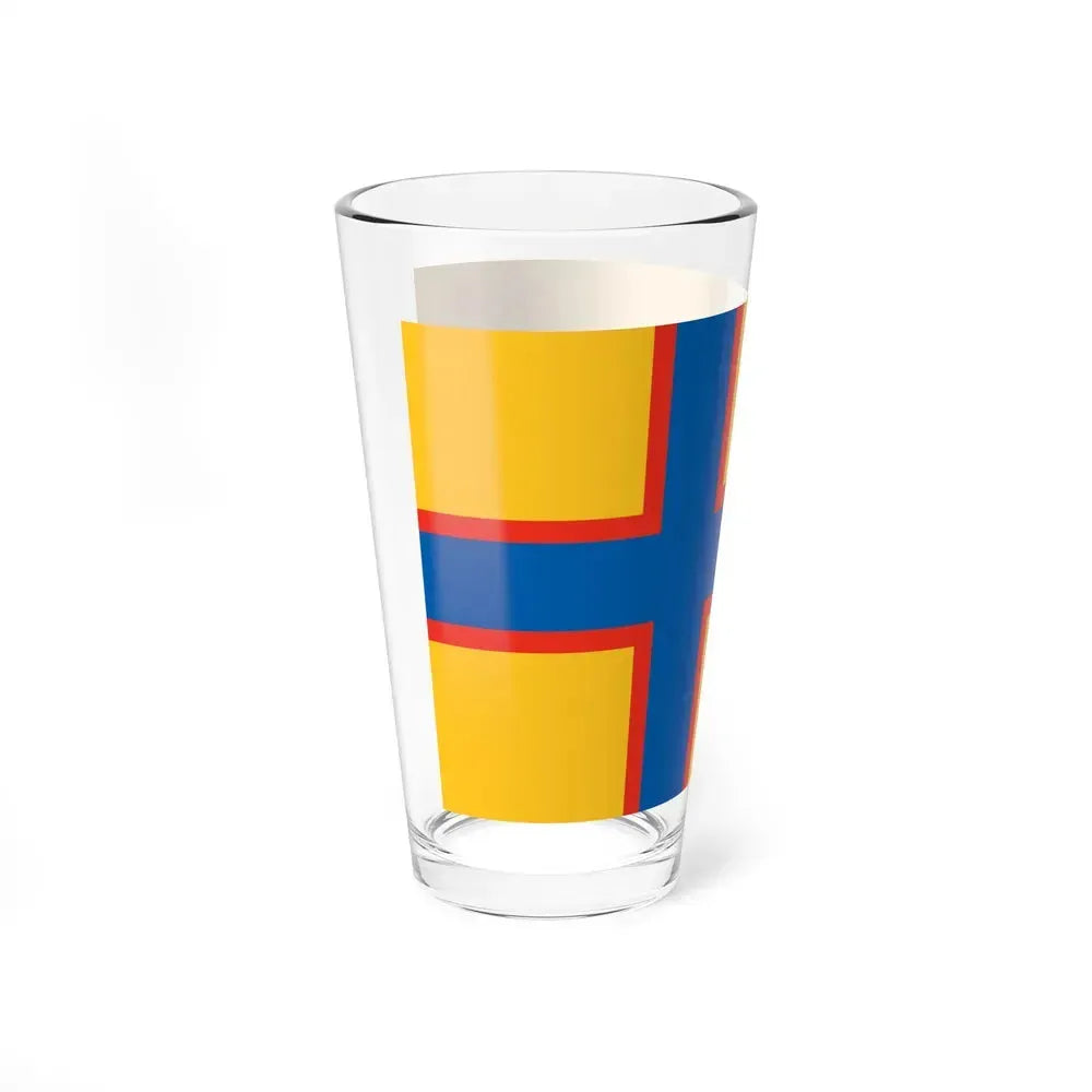 Flag of Ingrian Finns Estonia - Pint Glass 16oz - Go Mug Yourself