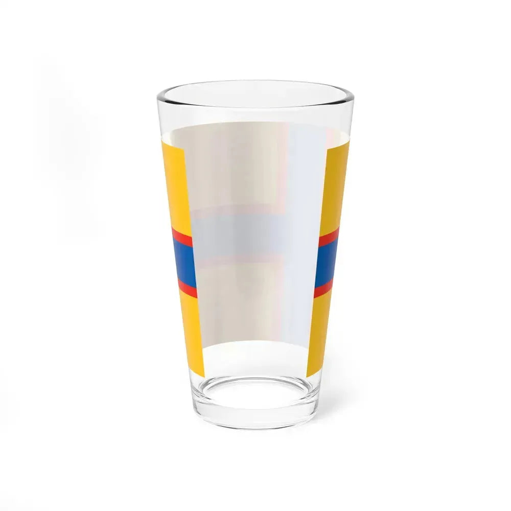Flag of Ingrian Finns Estonia - Pint Glass 16oz - Go Mug Yourself