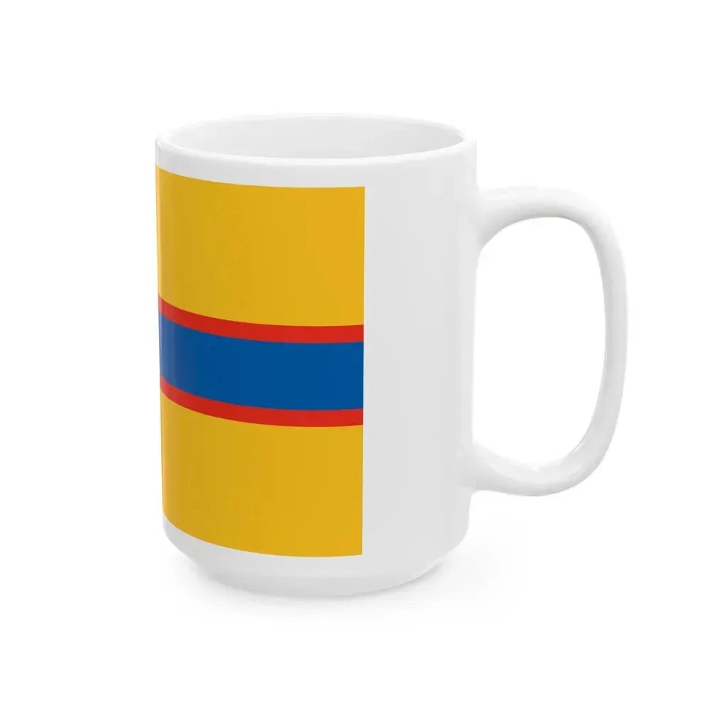 Flag of Ingrian Finns Estonia - White Coffee Mug - Go Mug Yourself