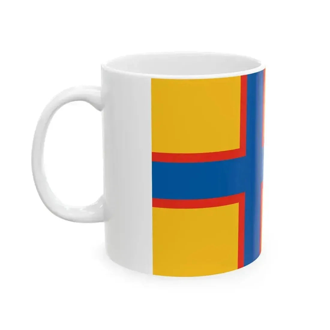 Flag of Ingrian Finns Estonia - White Coffee Mug - Go Mug Yourself