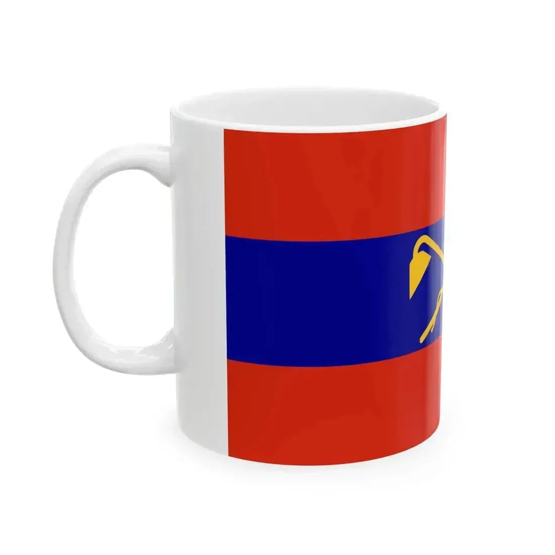Flag of Inner-Mongolian Autonomous Government (China) White Coffee Mug - Go Mug Yourself