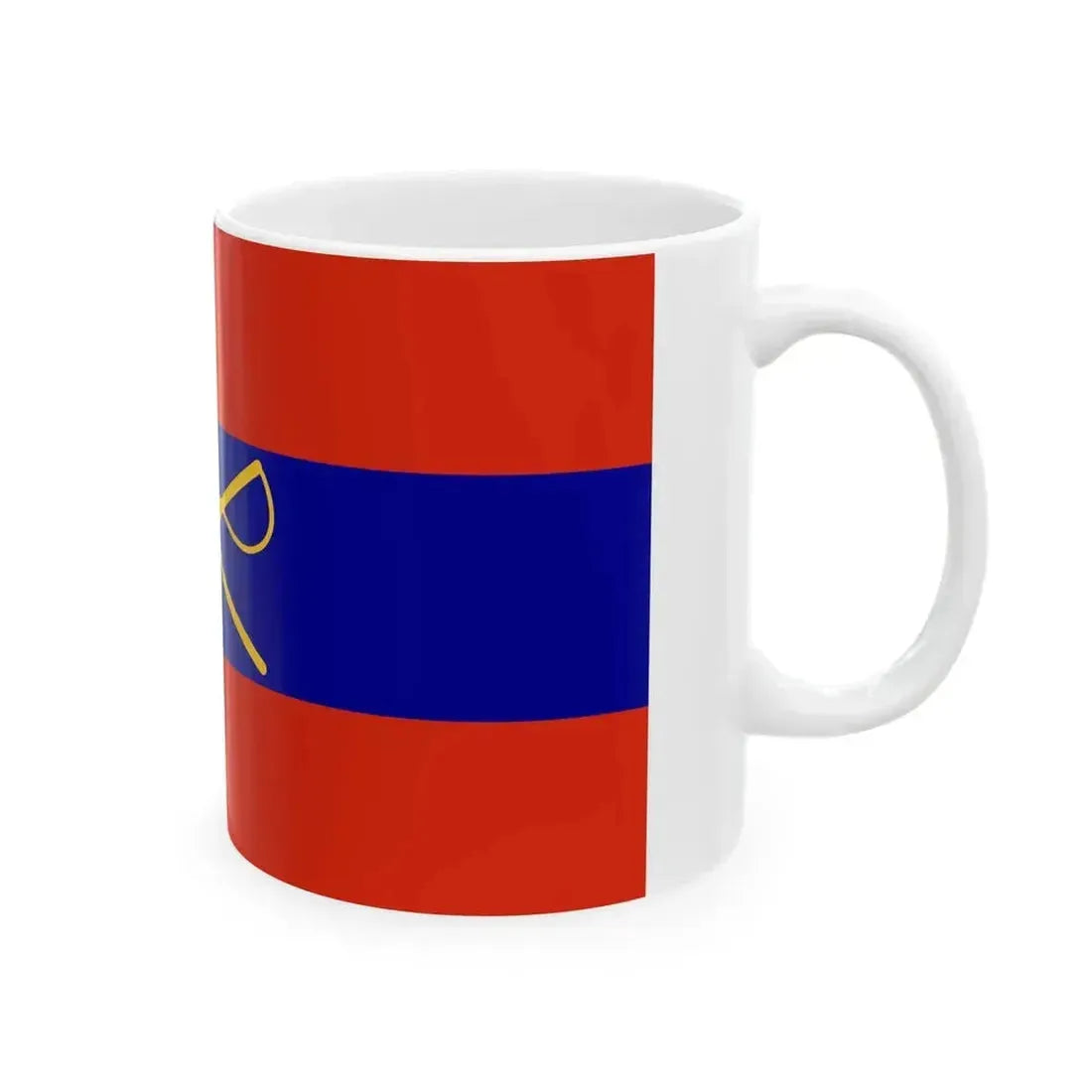 Flag of Inner-Mongolian Autonomous Government (China) White Coffee Mug - Go Mug Yourself