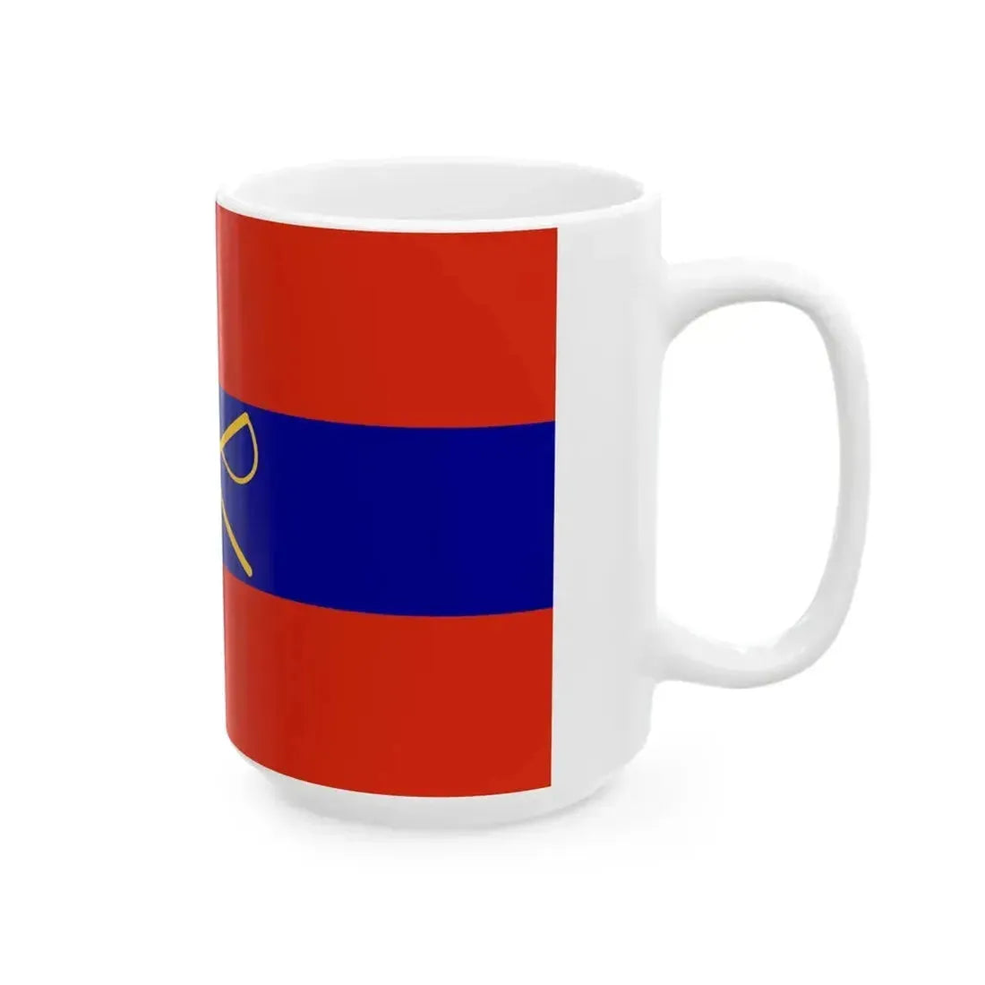 Flag of Inner-Mongolian Autonomous Government (China) White Coffee Mug - Go Mug Yourself