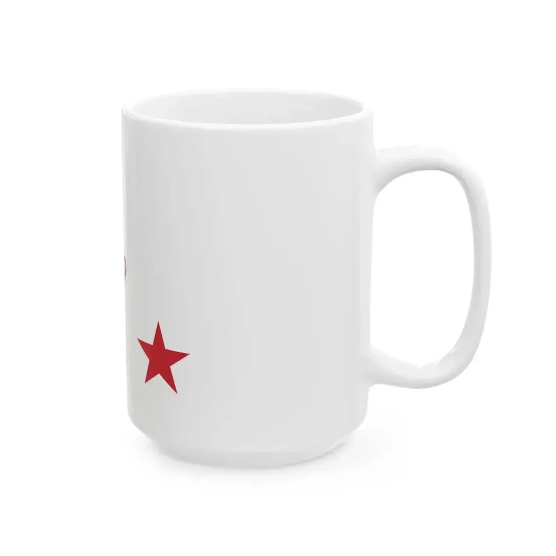 Flag of inspector general of the Regia Marina (Italy) White Coffee Mug - Go Mug Yourself