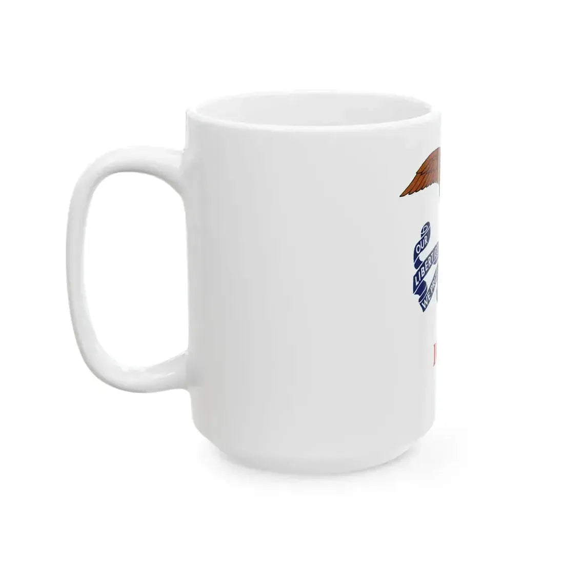 Flag of Iowa 1917-1921 (United States) White Coffee Mug - Go Mug Yourself