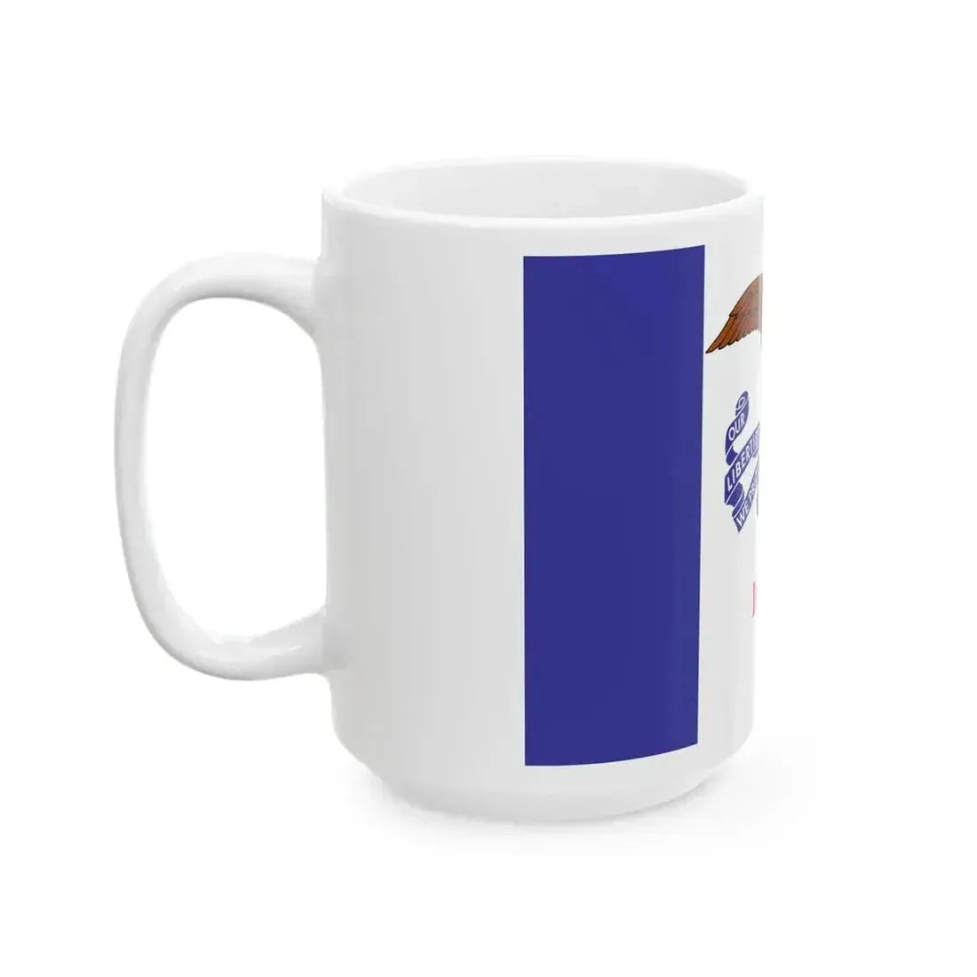 Flag of Iowa 1921-2018 (United States) White Coffee Mug - Go Mug Yourself