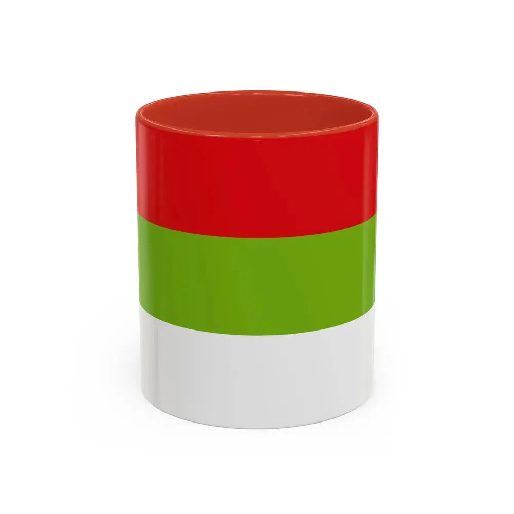 Flag of Ipiales Colombia - Accent Coffee Mug 11oz Red - Go Mug Yourself