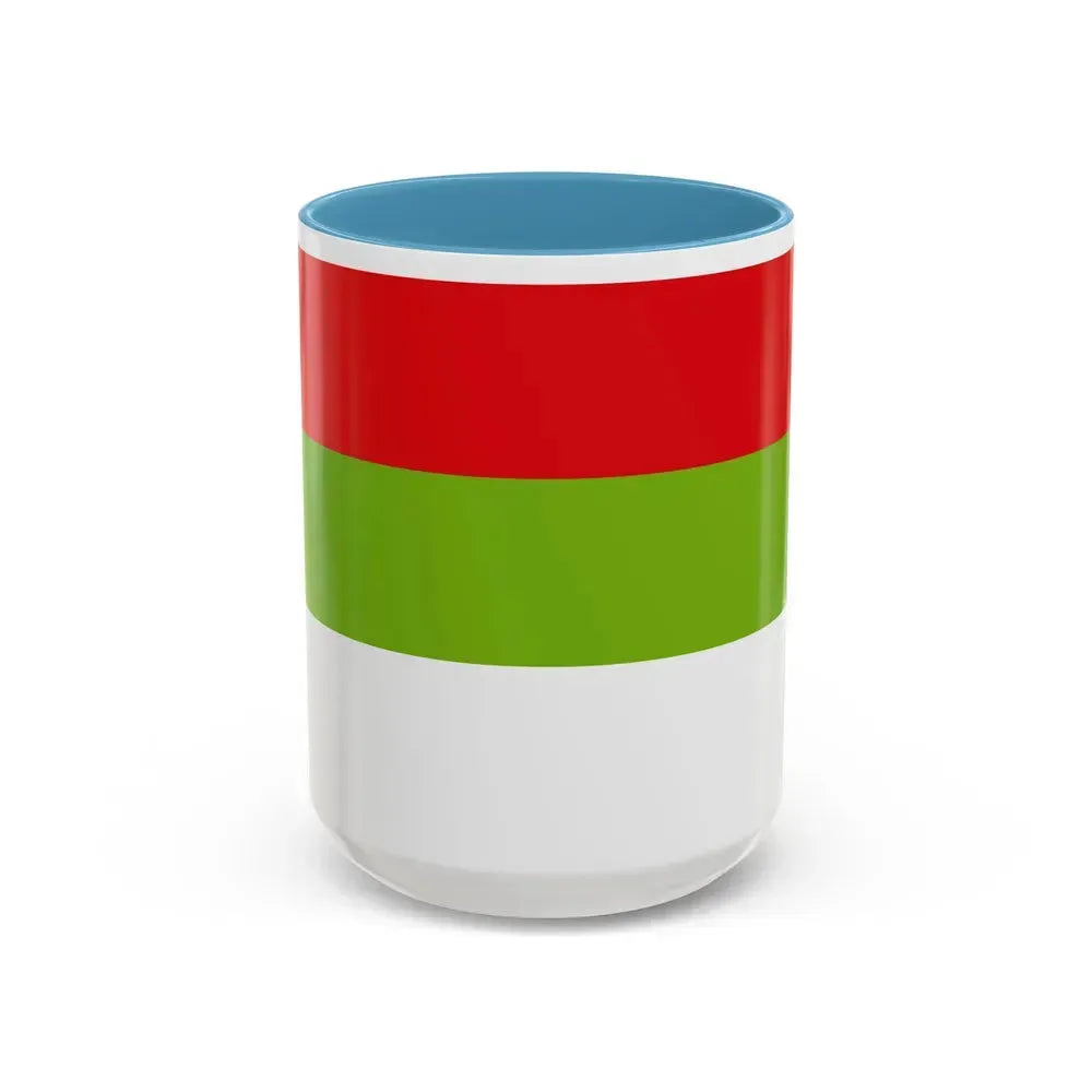 Flag of Ipiales Colombia - Accent Coffee Mug 15oz Light Blue - Go Mug Yourself