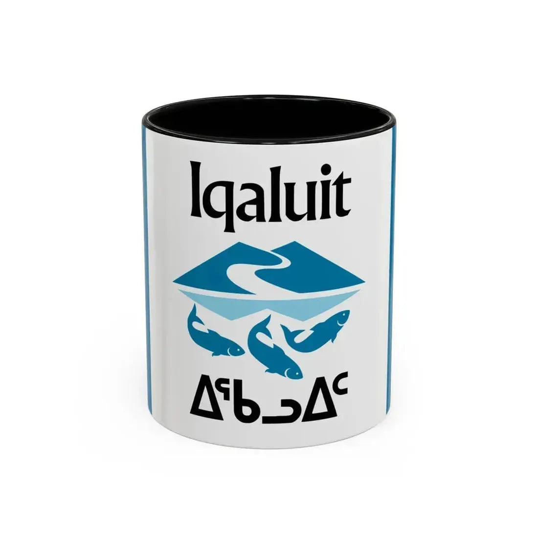 Flag of Iqaluit Nunavut Canada - Accent Coffee Mug 11oz Black - Go Mug Yourself