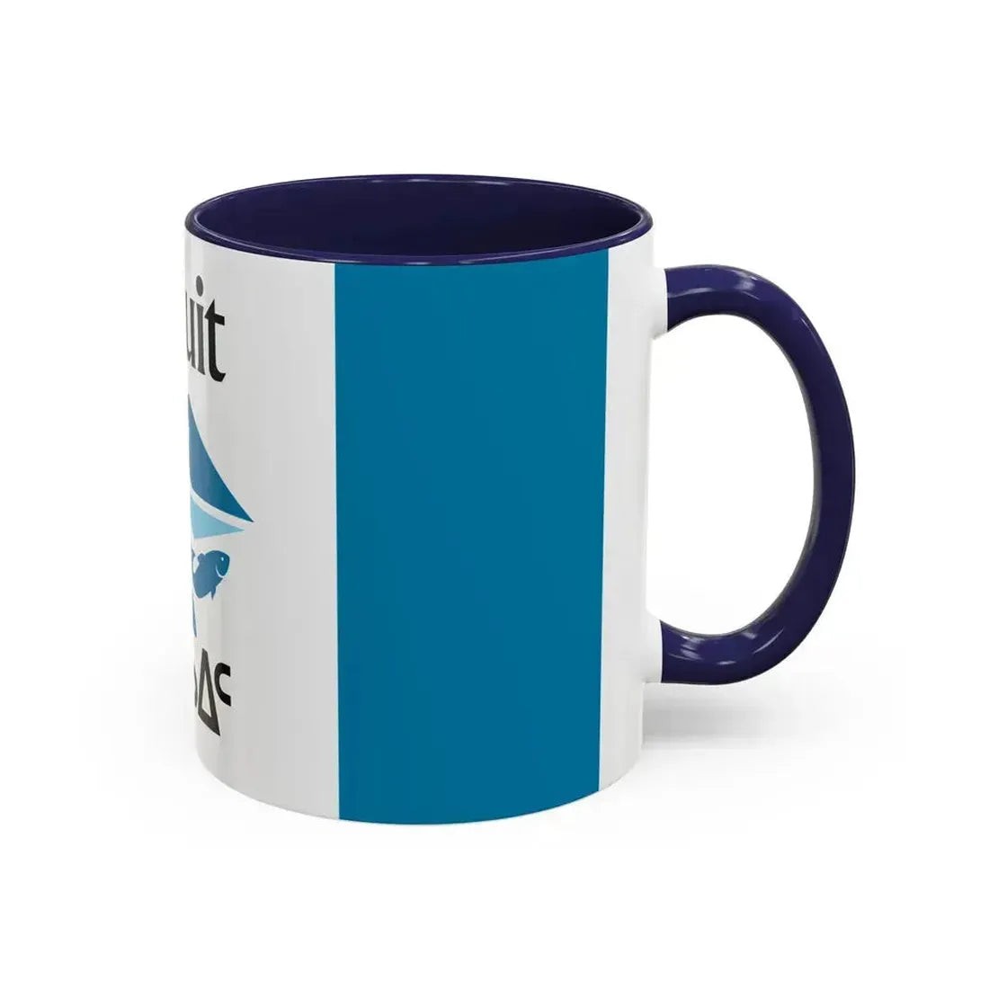 Flag of Iqaluit Nunavut Canada - Accent Coffee Mug - Go Mug Yourself