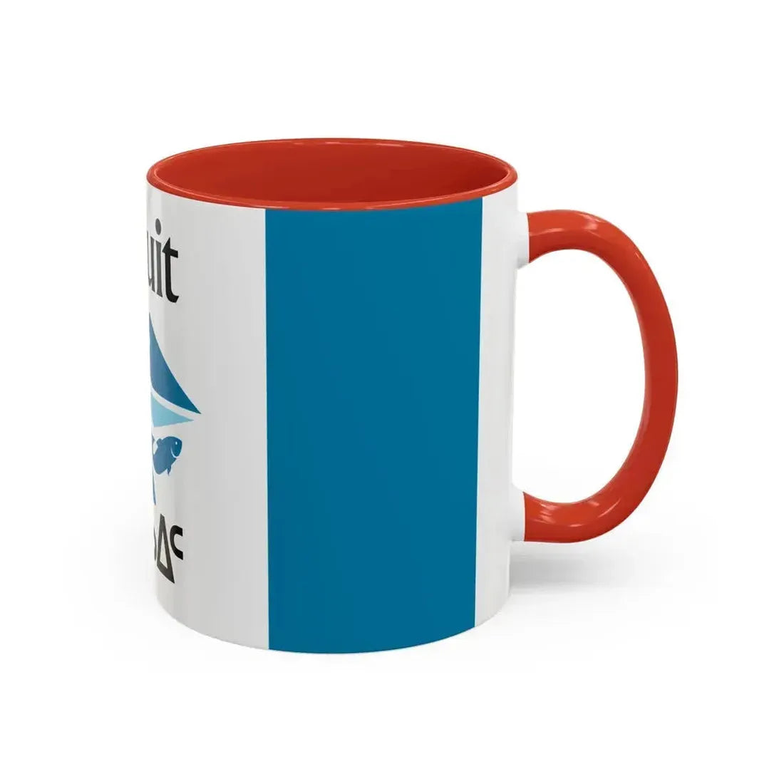 Flag of Iqaluit Nunavut Canada - Accent Coffee Mug - Go Mug Yourself