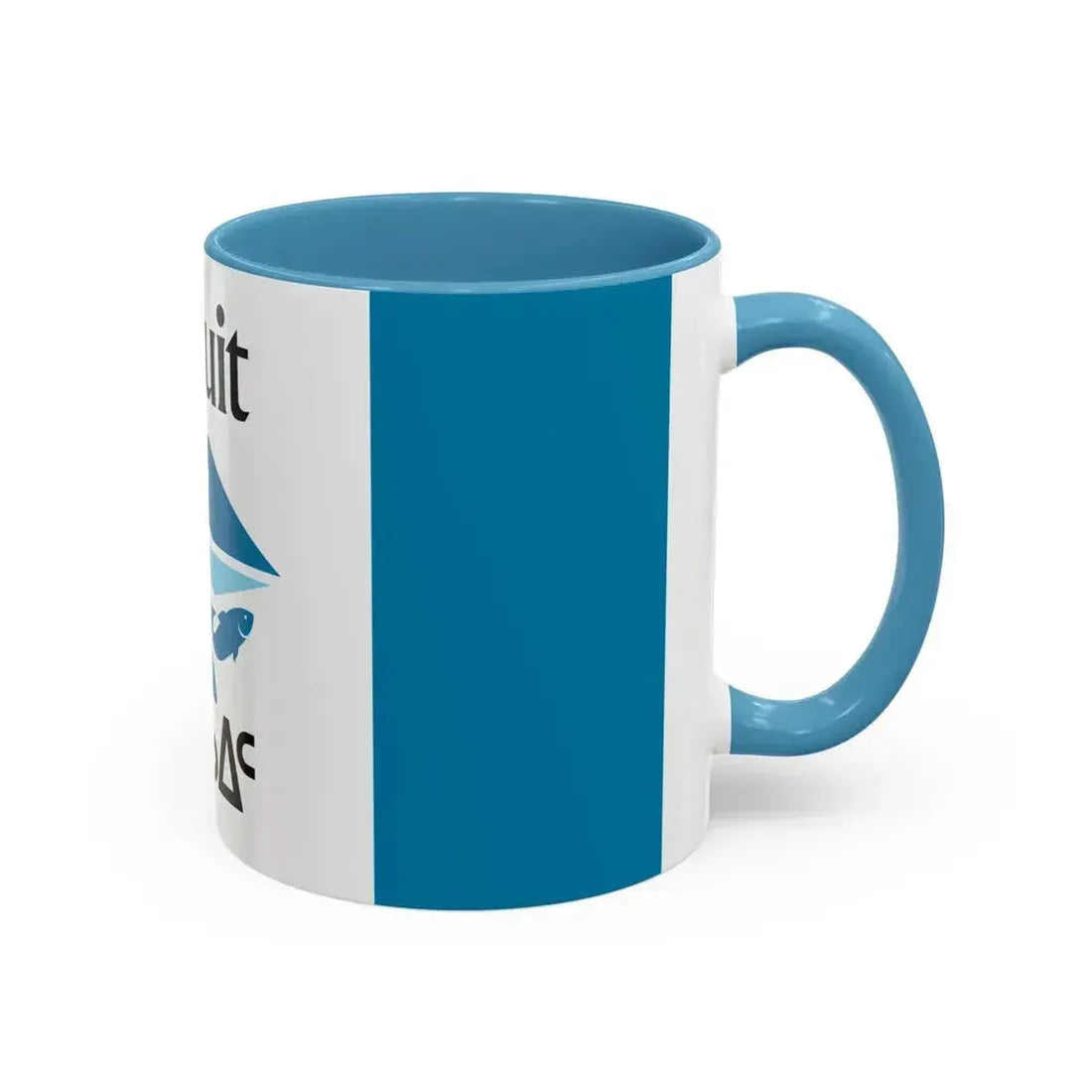Flag of Iqaluit Nunavut Canada - Accent Coffee Mug - Go Mug Yourself
