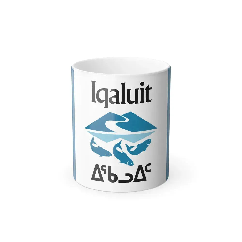 Flag of Iqaluit Nunavut Canada - Color Changing Coffee Mug 11oz - Go Mug Yourself