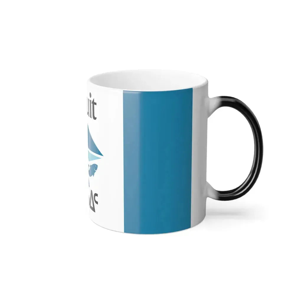 Flag of Iqaluit Nunavut Canada - Color Changing Coffee Mug - Go Mug Yourself