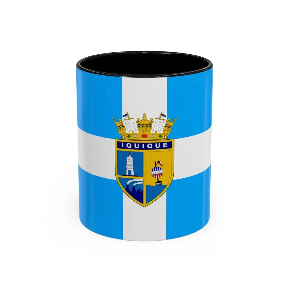 Flag of Iquique Chile - Accent Coffee Mug 11oz Black - Go Mug Yourself