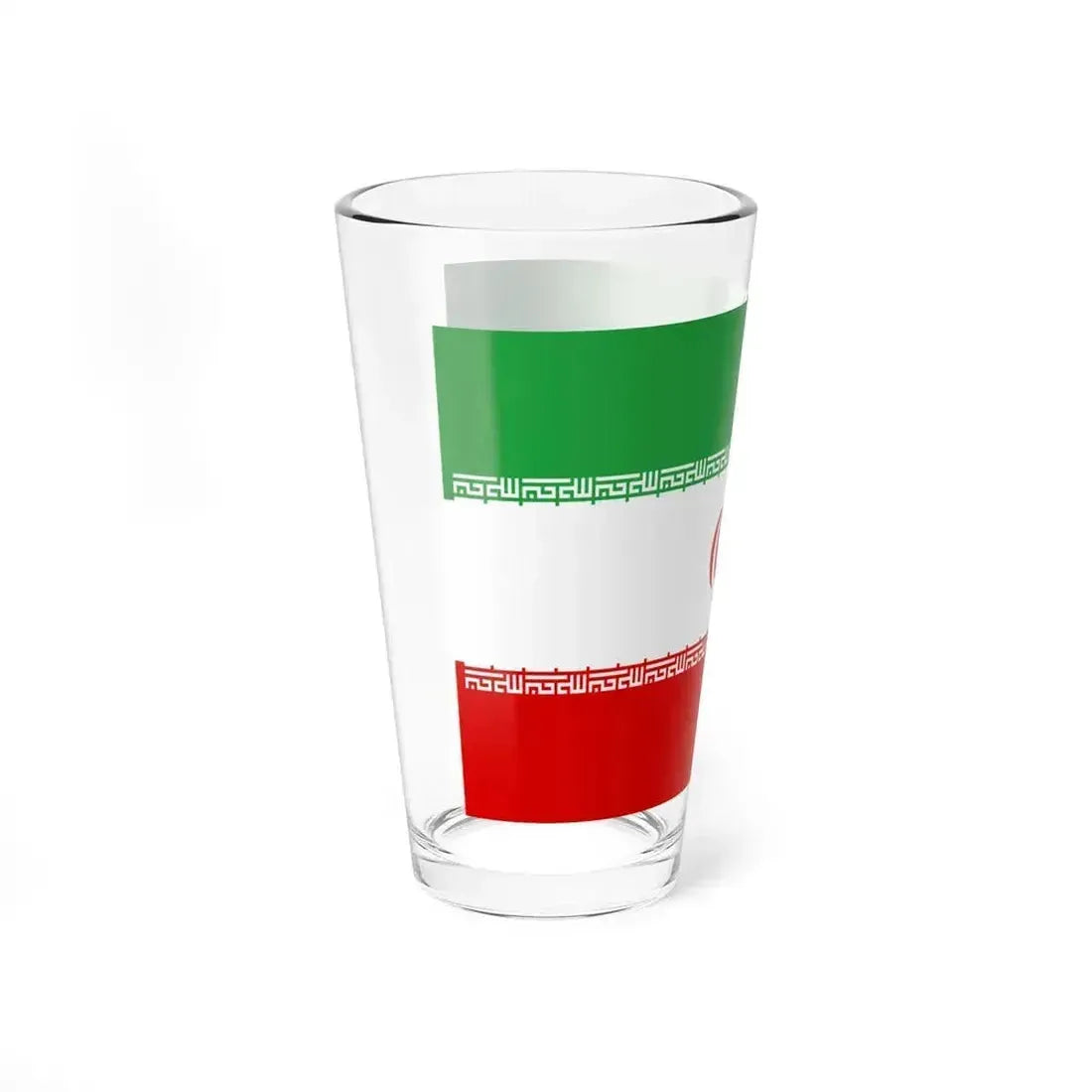Flag of Iran 3-2 (Iran) Pint Glass 16oz - Go Mug Yourself